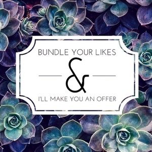 Bundle Items for a SPECIAL Customized Offer!